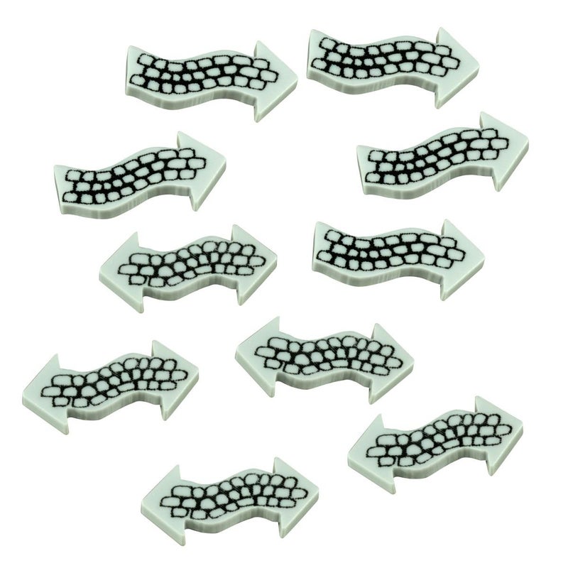 LITKO Pathway Tokens | Compatible with Arkham Horror LCG | Cthulhu Games | Eldritch Horror | Grey | Pack of 10 (Variety) - Image 1